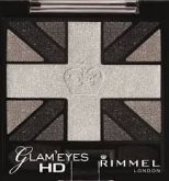 Rimmel Glam' Eyes HD Quad Eye Shadow Palette, Black Cab