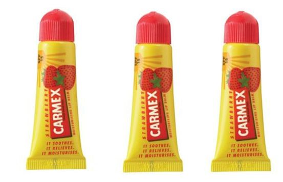 Carmex Lip Balm Strawberry Tubes  x 3 - Pronta entrega